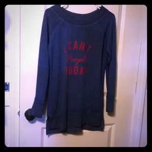 Maurices “i can’t people today” long sleeve shirt